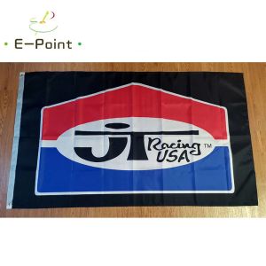 Accessoires JT Racing drapeau américain, taille 2 pieds x 3 pieds (60x90cm), 3 pieds x 5 pieds (90x150cm), décorations de noël pour la maison, bannière, cadeaux