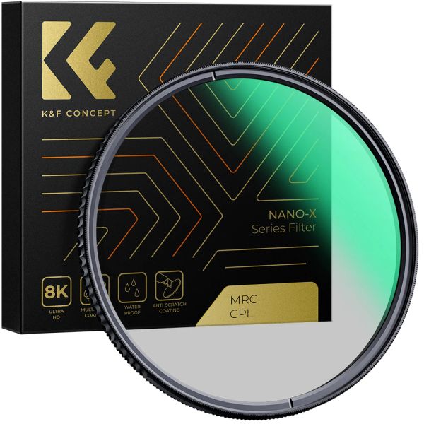 Accessoires KF Concept Nano X CPL CIRCULAR POLARIZER LENS FILTER SUPER MULTI EBOAT POUR LECLES DE CAMERIE 82 mm 86 mm 95 mm 105 mm 112 mm 127 mm