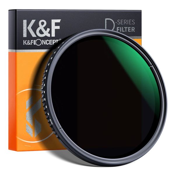 Accessoires K F Concept ND8ND2000 ND Filtre pour la caméra Lense Variable Densité neutre avec revêtement multirésistant 37/40,5/55/67/72/77/82 mm