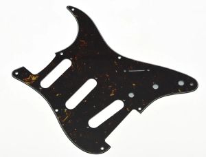 Accessoires Kaish USA Vintage 8 Hole St Guitar Pickguard Dark Bruine Tortoise voor Strat