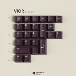 Accessoires kbdfans pbtfans vior semi transparant abs -doubleshot kersenprofiel