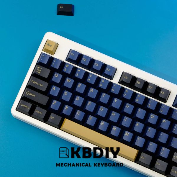 Accesorios KBDIY 177 Teclas/Establecer GMK Blue Samurai KeyCaps para teclado mecánico PBT Double Shot Cherry Cherry KeyCap Perfil ISO MX Switches Custom