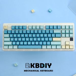 Accessoires KBDIY GMK KeyCap Sea Salt Lemon PBT Dubbele shot KeyCaps SA Profiel Key Caps Set ISO Enter 7U SpaceBar voor mechanisch toetsenbord