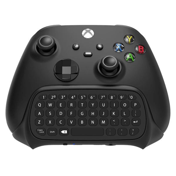 Clavier d'accessoires pour la série X / S Series X / S One / S / Controller GamePad, 2,4 GHz Mini Qwerty Keyboard Gaming Chatpad avec une prise audio / casque