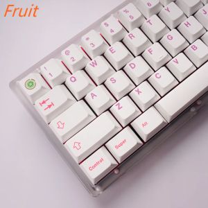 Accessoires Keycap Cherry Fruit 142 pour 64/68/78/84/87/96/980/104/108 Keyboard mécanique Gateron Matcha Feker Panda, etc. Switch PBT Keycaps