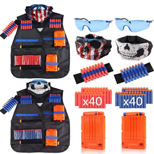 Accessoires Kites de costume pour enfants Soft Bullet Set Outdoor pour Nerf Undershirt Holder Magazine Organisateur VIET HUNTING TRAPALIT