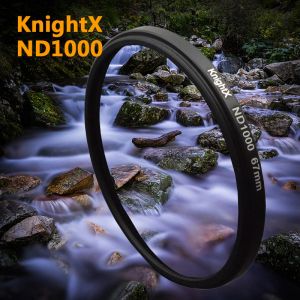 Accessoires Knightx ND1000 Filtre 52mm 58mm 67 mm Densité neutre ND 1000 pour le canon Nikon EOS Digital Camera Lens D3300 1200D Photo 1300D