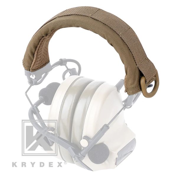 Accessoires Krydex Tactical Headset Stand Protection Cover Modular Band Band Earmuff Headphone Stand MOLLE Protection Case pour Howard MSA CB