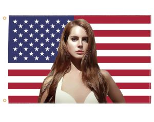 Accessoires Lana Del Rey Vlag 3X5Ft Wandtapijt Merch voor Outdoor Indoor Home Muur Hangen Met 2 Messing Grommets