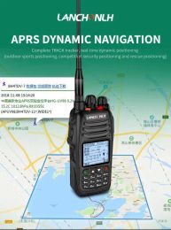 Accessoires Lanchonlh Hguv98 Professional APRS FM TRANSPEIVER GPS BLUE TOTH DUAL BAND WAKEE TALKIE 136174MHz 400470MHz 5W 2500mAH