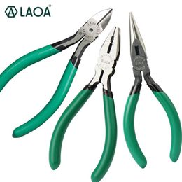 Accessoires Laoa 5 pouces coupeurs longs pinces de nez long couteau côté coupe minimale diagonale pour combinaison de pêche kit d'outils à main