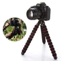 Trépied de caméra Portable Flexible, grand poulpe araignée, support pour appareil photo DSLR A7 GH5 600D, support à vis 1/4 "3/8", accessoires