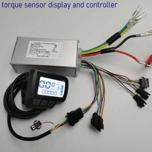 Accessoires LCD Display+BLDC -controller 36V48V 250W 6A voor elektrische fietsbize met koppelsensor DIY -onderdelen