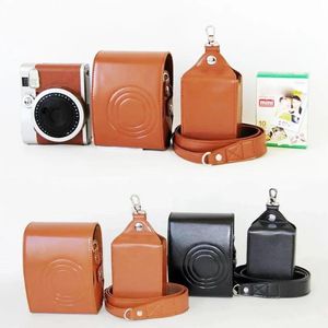 Accessoires Lederen camera filmkoffer tas cover voor Fujifilm Fuji Instax Mini 90 Mini90