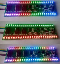 Accessoires LED -indicator RGB MCU Display Patroon Dual Channel 24 LED VU -niveau -indicatoren Meter voor versterker modulebord DIY