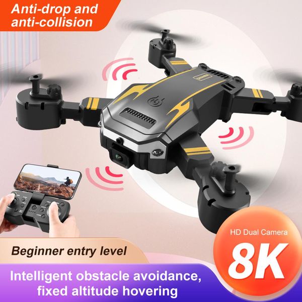 Accesorios Lenovo G6 Pro Drone 8k 5g Gps Drone Profesional HD Fotografía Aérea Cámara Evitación De Obstáculos Helicóptero Rc Quadcopter Juguete