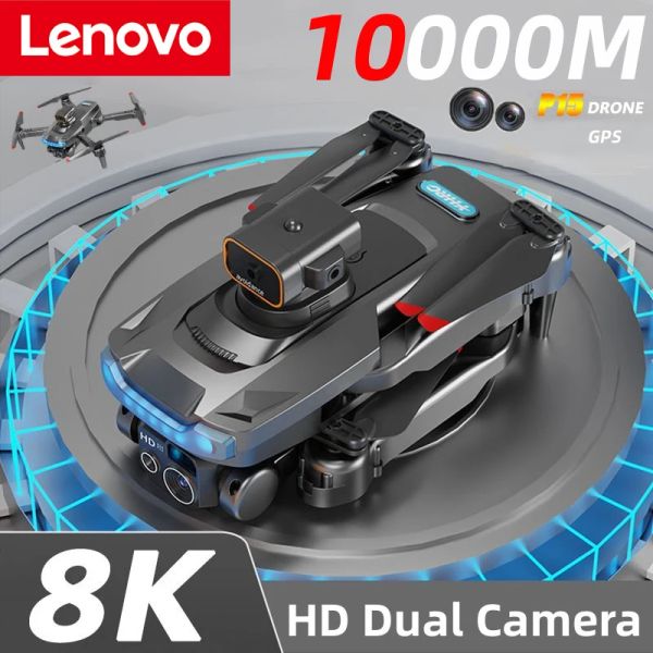 Accesorios Lenovo P15 8K Drone Professional GPS Dual Camera 5G Evitación de obstáculos Flujo óptico Posicionamiento de quadcopter mejorado sin escobillas