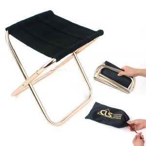 Accessoires Licht draagbare hoog duurzame vouwstoel buiten met tas buiten vouwvouw aluminium stoel stoel stoel vissen camping