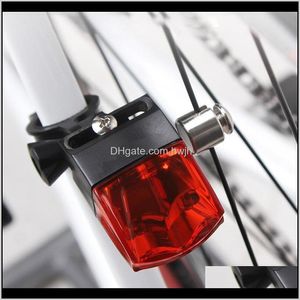 Accessoires Lichten Induction Tail Light Bike Fiets Waarschuwingslamp Magnetisch Genereren Waterdicht Achterschip IZVSW Q10AG