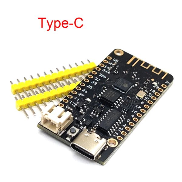 ACCESSOIRES Lithium Battery WiFi Bluetooth Development Board ESP32 ESP32 REV1 CH340G Micropython 4MB TYPEC / Micro USB Interface pour Arduino