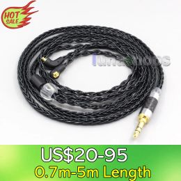 Accessoires LN006591 3,5 mm 2,5 mm XLR 4,4 mm 8 Kern SilvertaD OCC -oortelefoonkabel voor Etymotic ER4SR ER4XR ER3XR ER3SE ER2XR ER2SE