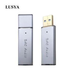 Accessoires Lusya SA9023A + ES9018K2M USB Draagbare DAC HIFI Externe Audiokaart Decoder Voor Computer Android D3002