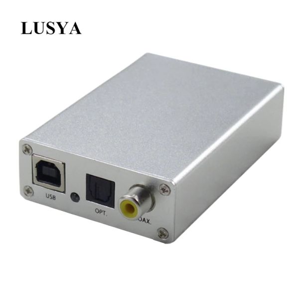 Accesorios Lusya USB DAC Decoder OTG Audio Audio Audio Amp USB a fibra óptica Coaxial SPDIF RCA Salida T0728