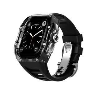 Accessoires luxueux pour boîtiers de montre apple 44/45mm, bracelet de 44mm, Apple Watch série 8/7/6/5/4/SE
