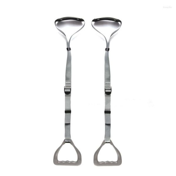 Accessoires M17A Anneaux de gymnastique de traction d'intérieur Boucles en métal Anneau de fitness pour enfants antidérapant avec sangles réglables pour les enfants de gymnastique à domicile