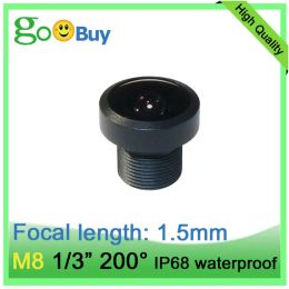 ACCESSOIRES M8 1,5 mm Lens ultra grand angle 200 degrés Fisheye imperméable IP68 pour la caméra de phishing Panoratique pour la caméra de pêche en mer lentilles