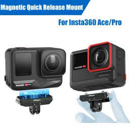 Accesorios Base magnética para Insta360 ACE Pro Camera Protective Bread Release Case Adaptador magnético para Accesorio Insta360 ACE