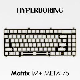 Accessoires Matrix IM+ Meta 75 Toetsenbord PC FR4 Aluminium Brassplaat