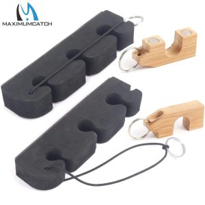 Accessoires maximumcatch mousse portable / matériau de bambou pêche à la mouche Magnétique du support de tige de voiture