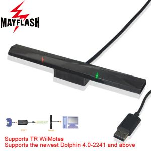 Accesorios Mayflash Sensor Dolphinbar para Wii Controlador de juego inalámbrico remoto para PC con Windows por BluetoothCompatible para GC