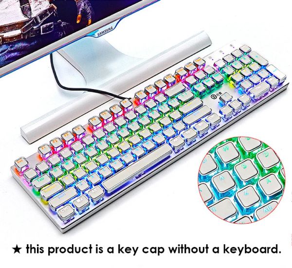 Accesorios Teclado mecánico para jugador musamente la textura de metal electrozonal de la tapa mecánica del teclado del teclado mecánico