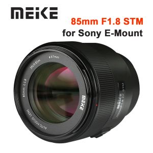 Accesorios Meike 85 mm F1.8 STM Gran marco de lente de retrato de apertura para la cámara de montaje Sony E A7R A74 A7R4 A7C A7III A7RII A7RIII A7SII A9