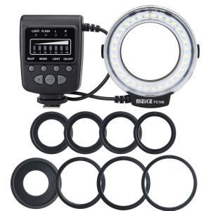 Accessoires Meike Meke FC100 Ring RO Flash Light Photo Speedlight zoals voor Canon 400d Nikon Fujifilm Panasonic Camera Speedlite