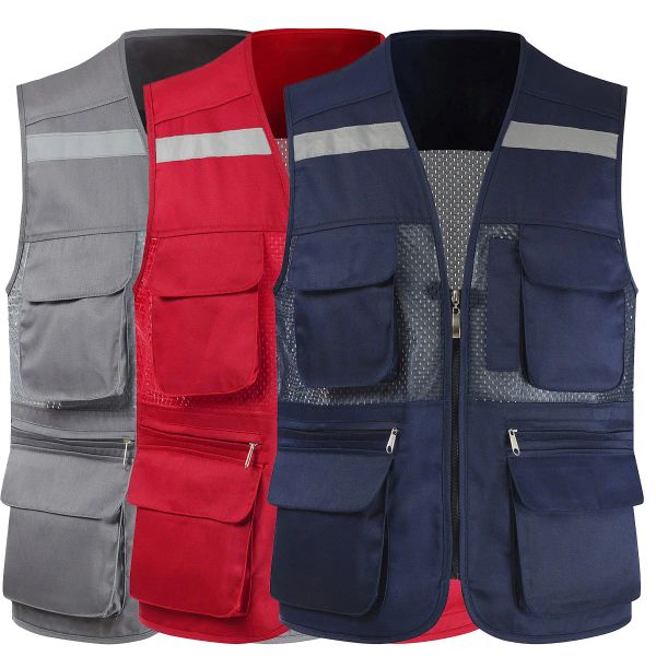 Accessoires Men's Men's Mesh Fishing gilet Photography Work Multipocket