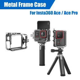 Accessoires Cadre de protection en métal pour INSTA360 ACE Pro Metal Frame Rabbit Cage Protective Base pour Insta360 Ace Camera Accessoires