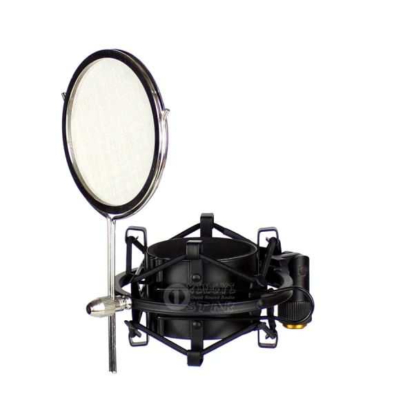 Accesorios Metal Shcok Mount Studio Micrófono Spider SHCOKMOUNT SHOLE FILTER FILTER MIC para el electro Voice RE20 RE27 N/D ND68