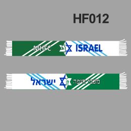 Accessoires MHFC 145*18 cm Maat Half MHFC Half Israel Sjaal voor fans Doubleface Gebreid HF012