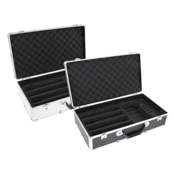 Accesorios Caja de transporte de micrófono con mango Caja de almacenamiento de engranajes de micrófono profesional para accesorios de mezcladores Equipo de transmisión de estudios