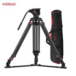 Accessoires MiliBoo MTT609A Professionele zware hydraulische hoofdbalcamera Statief voor camcorder/DSLR Stand Video Tripod Laad 15 kg Max