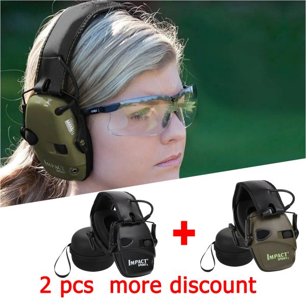 Accessoires Military Shooting Earmuffs Sports Electronic Electronics pliable Tactical Hunting Impact Protection auditif du casque