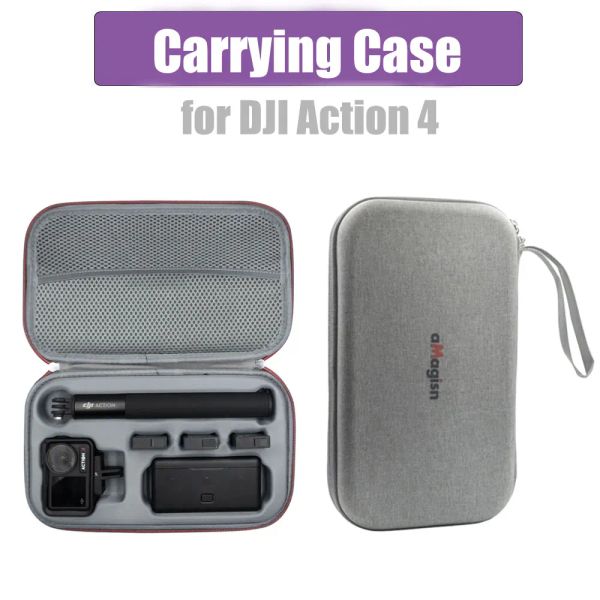 Accesorios mini carcasa de carcasa de caja de caja dura Organizador de bolsas de protección Accesorios para DJI Action 4 Box de almacenamiento