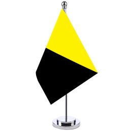 Accessoires mini drapeau couleur de la bannière jaune noir