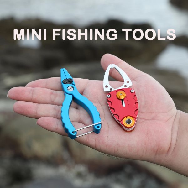 Accessoires mini pinces de pêche à l'outil de poignée