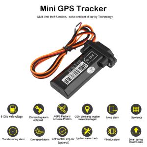 Accessoires Mini GSM GPS Tracker Locator ST901 Global GPS Tracker -apparaat voor auto Motorfietsvoertuig Online tracking Real Time AGPS Locator