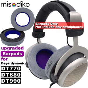 Accessoires misodiko coussinets d'oreille améliorés coussins de remplacement pour Beyerdynamic DT770/DT880/DT990 Pro, MMX 300 2ème casque