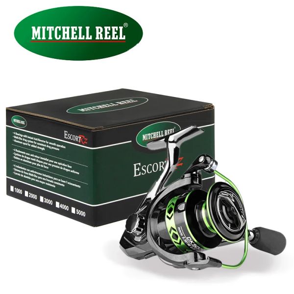 Accessoires Mitchell Reel Spinning Fishing Reel 5.2: 1 Ratio de vitesse 16lb Max Drag Ultra Smootor puissant Machin Pesca